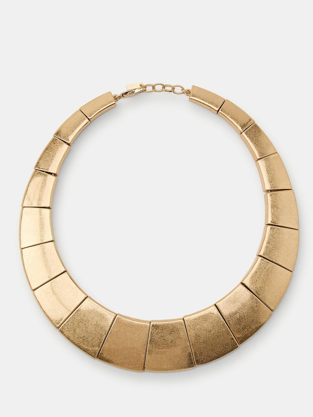 NWOT ZARA | GEOMETRIC METAL PIECES NECKLACE